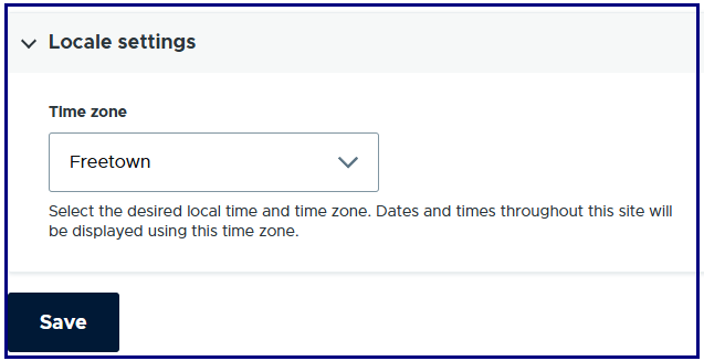 Save settings after password is created